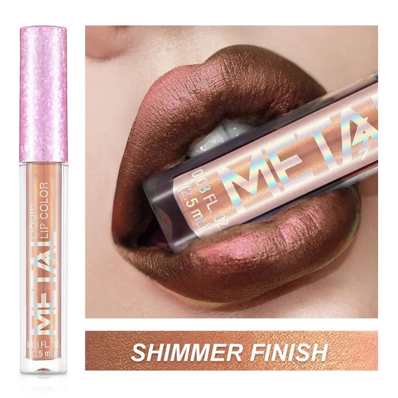 High-Pigment Lip Gloss Set: 12 Shimmer & Matte Shades