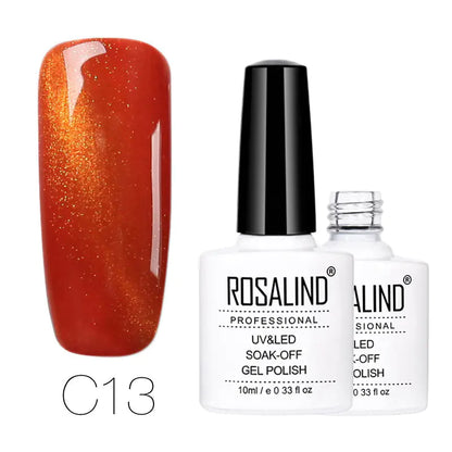 ROSALIND Cat Eye Gel Nail Polish - 30 Colors