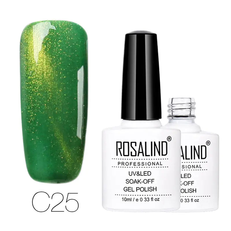 ROSALIND Cat Eye Gel Nail Polish - 30 Colors