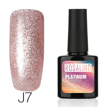 24-Color Platinum Gel Nail Set by ROSALIND