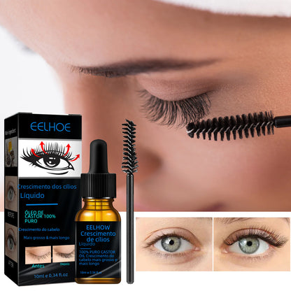 EELHOE Castor Oil Mascara for Naturally Lush Lashes