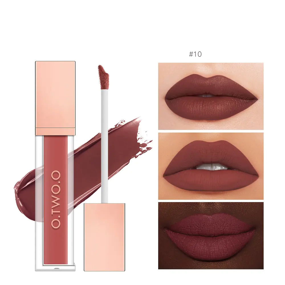Non-Stick Velvet Matte Lip Gloss in Various Shades