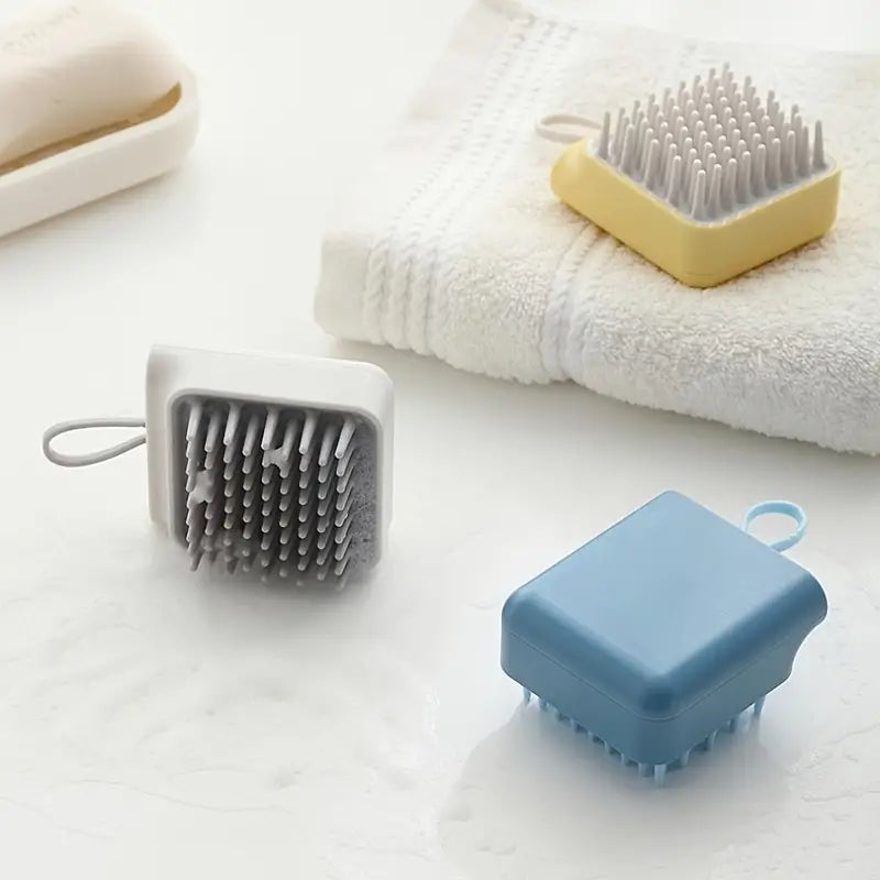 Scalp Massager Shampoo Brush with Soft Silicone Bristles
