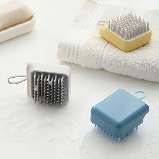 Scalp Massager Shampoo Brush with Soft Silicone Bristles