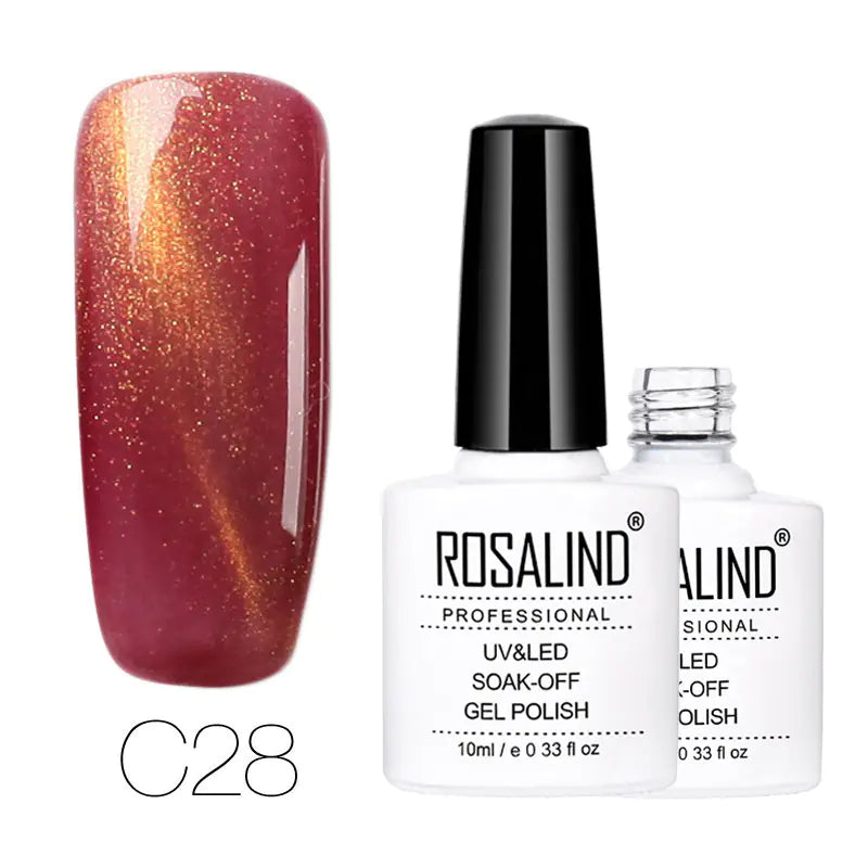 ROSALIND Cat Eye Gel Nail Polish - 30 Colors