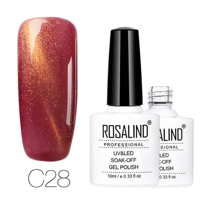 ROSALIND Cat Eye Gel Nail Polish - 30 Colors