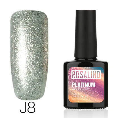 24-Color Platinum Gel Nail Set by ROSALIND
