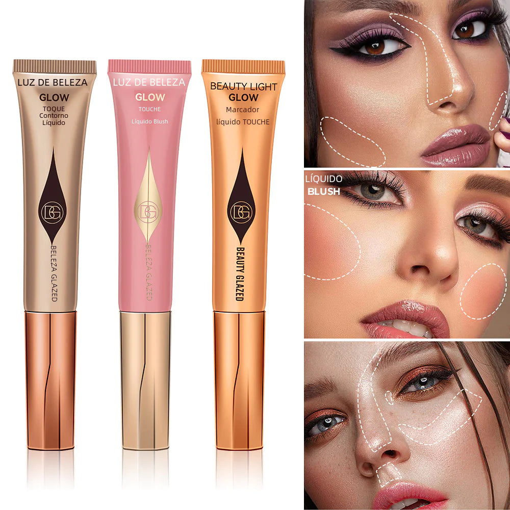 Beauty Glazed Liquid Blush Highlighter Contour Pen
