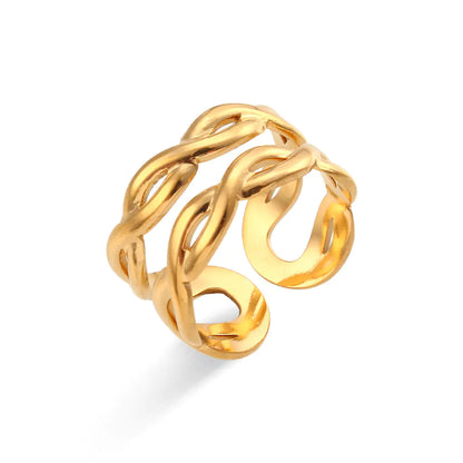 Niche Woven Stainless Steel Ring
