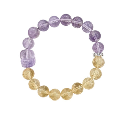 DIKAI Amethyst Natural Crystal Bracelet
