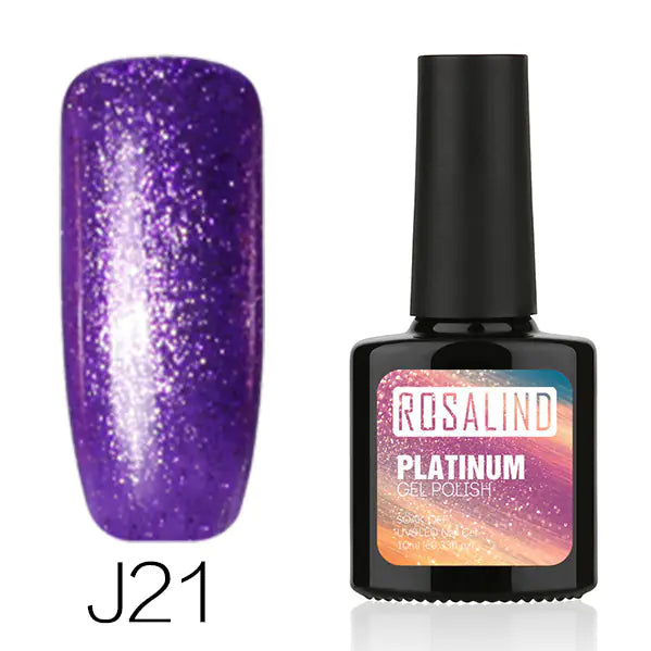 24-Color Platinum Gel Nail Set by ROSALIND