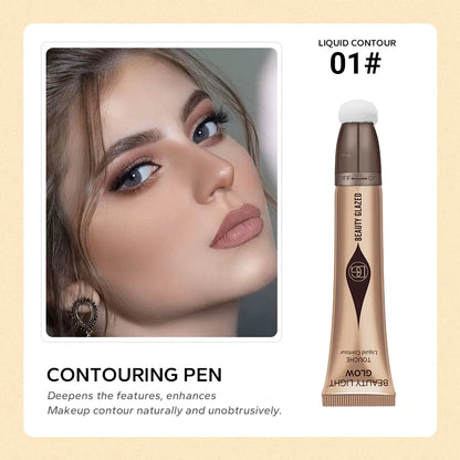 Beauty Glazed Liquid Blush Highlighter Contour Pen