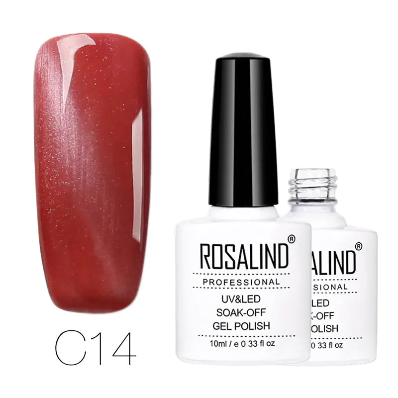ROSALIND Cat Eye Gel Nail Polish - 30 Colors