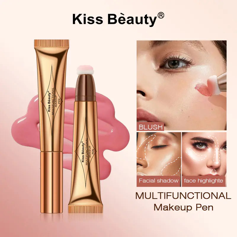 Highlighter Contour Beauty Wand with Cushion Applicator