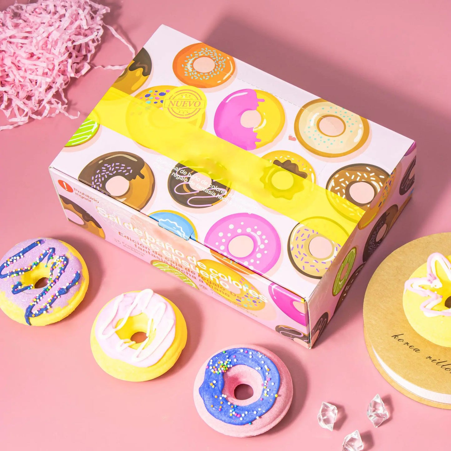 Donut Series Bath Bombs Set for Relaxing Soak