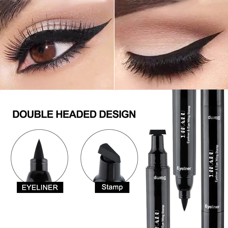 Dikalu Black Dual-Head Quick-Dry Waterproof Eyeliner