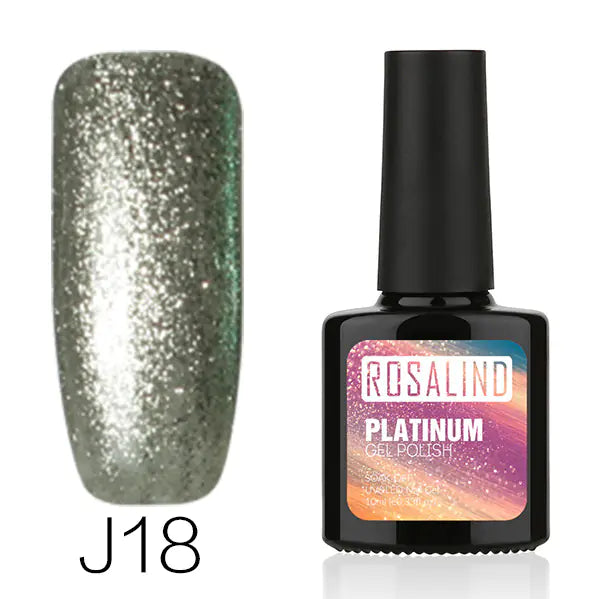 24-Color Platinum Gel Nail Set by ROSALIND
