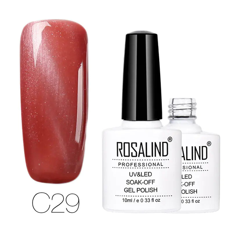 ROSALIND Cat Eye Gel Nail Polish - 30 Colors