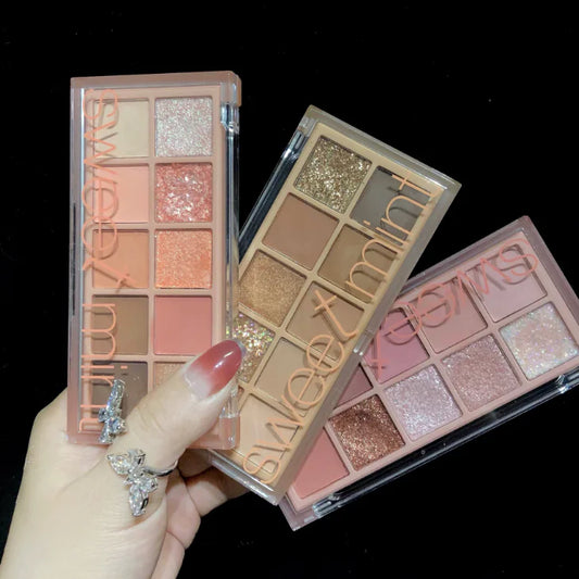 Matte Earth Tone Eyeshadow Palette - Cement Gray Shade