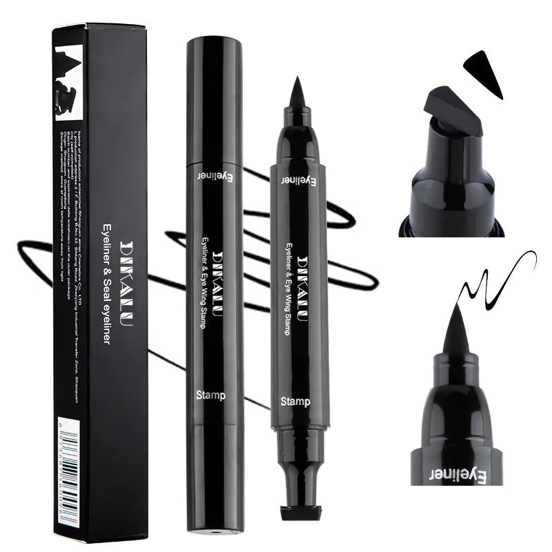 Dikalu Black Dual-Head Quick-Dry Waterproof Eyeliner