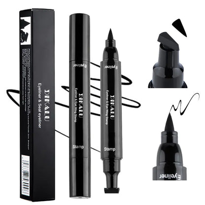 Dikalu Black Dual-Head Quick-Dry Waterproof Eyeliner