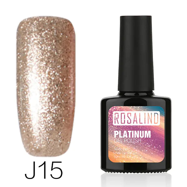 24-Color Platinum Gel Nail Set by ROSALIND
