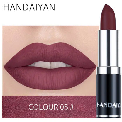 Matte Velvet Lip Gloss in Red Brown Purple Shades