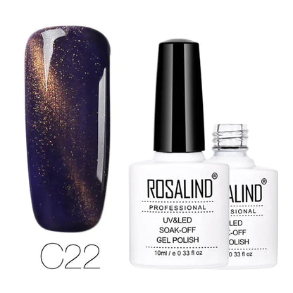 ROSALIND Cat Eye Gel Nail Polish - 30 Colors