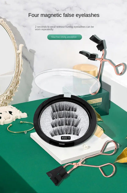 3D Mink Eyelashes with Magnetic Tweezers - Reusable