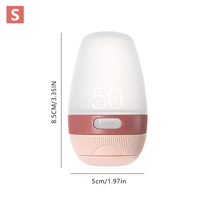Portable Silicone Refillable Travel Bottle for Shampoo
