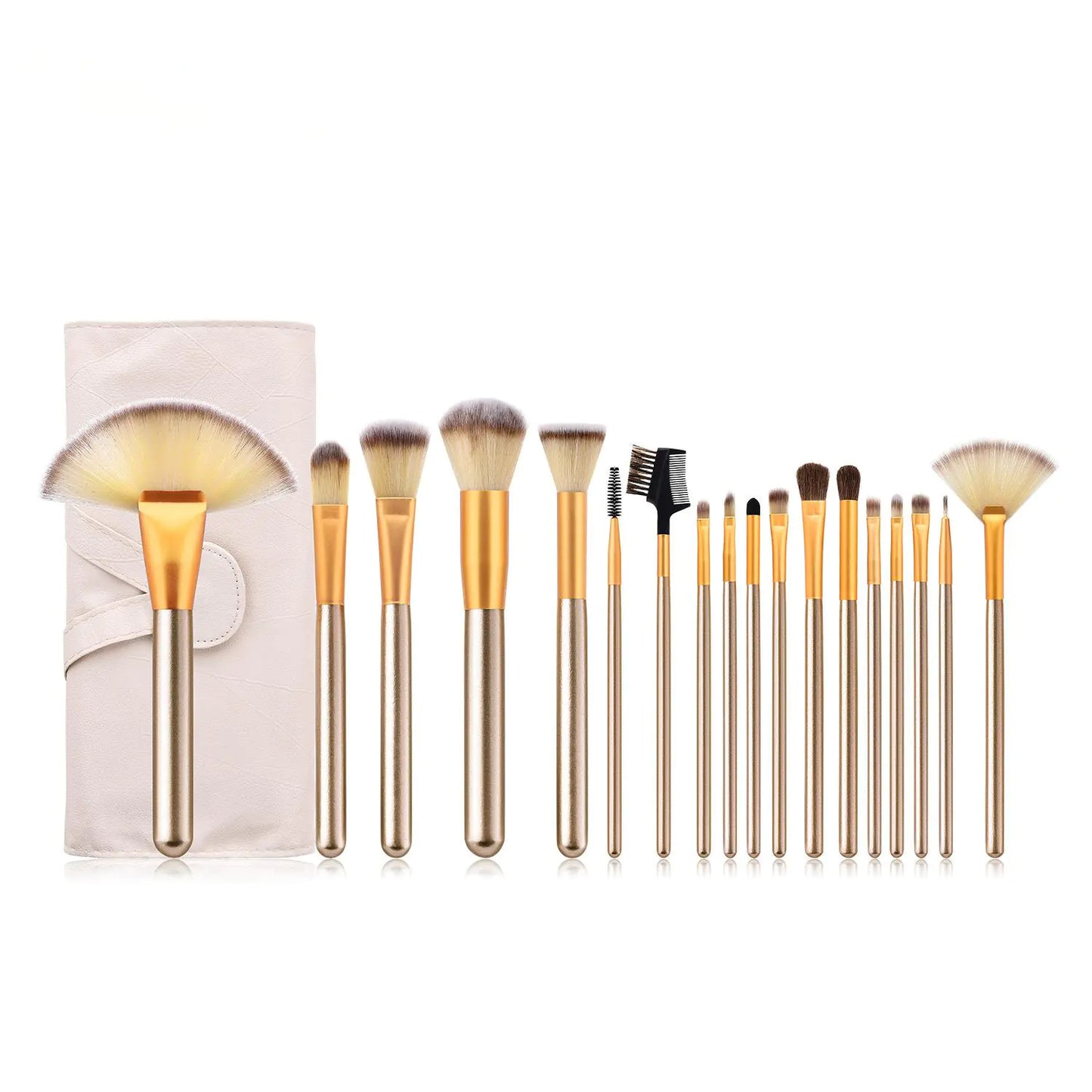 Makeup Brush Set, Short Handle, 12/18/24 Pieces