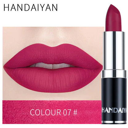 Matte Velvet Lip Gloss in Red Brown Purple Shades