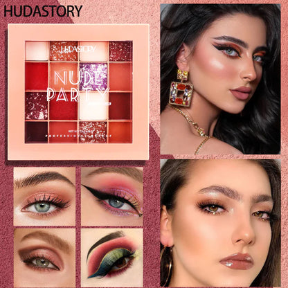 16 Colors Earth Tone Eyeshadow Makeup Collection