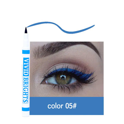 Matte Quick Dry Liquid Eyeliner - 6 Colors for Ladies
